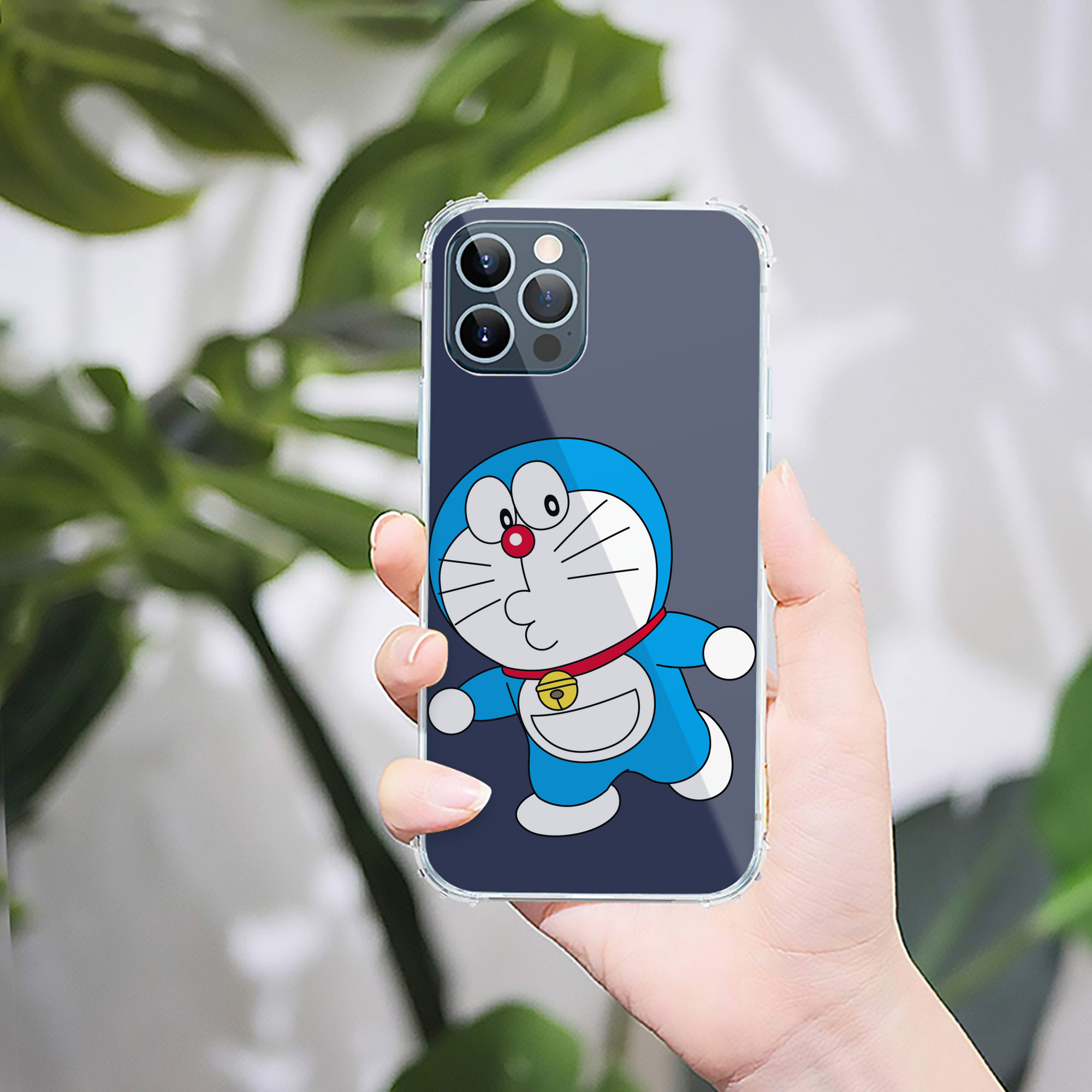 （画像用） ドラえもん Doraemon 【iPhone 12シリーズ対応】透明スマホケース（クリアソフトケース）